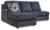 Albar Place Cobalt 2-Piece Sectional & Ottoman (Online Special Price) - Ornate Home