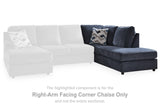 Albar Place Cobalt 2-Piece Sectional & Ottoman - Ornate Home
