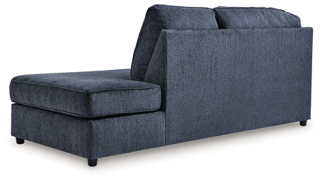 Albar Place Cobalt 2-Piece Sectional & Ottoman - Ornate Home