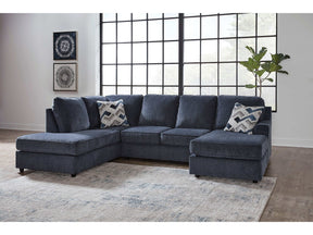 Albar Place Cobalt 2pc Sectional w/ LAF Corner Chaise (Online Special Price) - Ornate Home