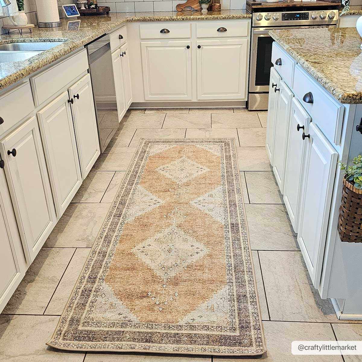 Albas Washable Area Rug - Ornate Home