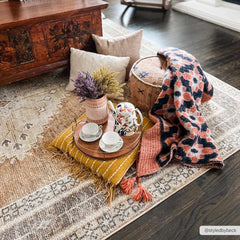 Albas Washable Area Rug - Ornate Home