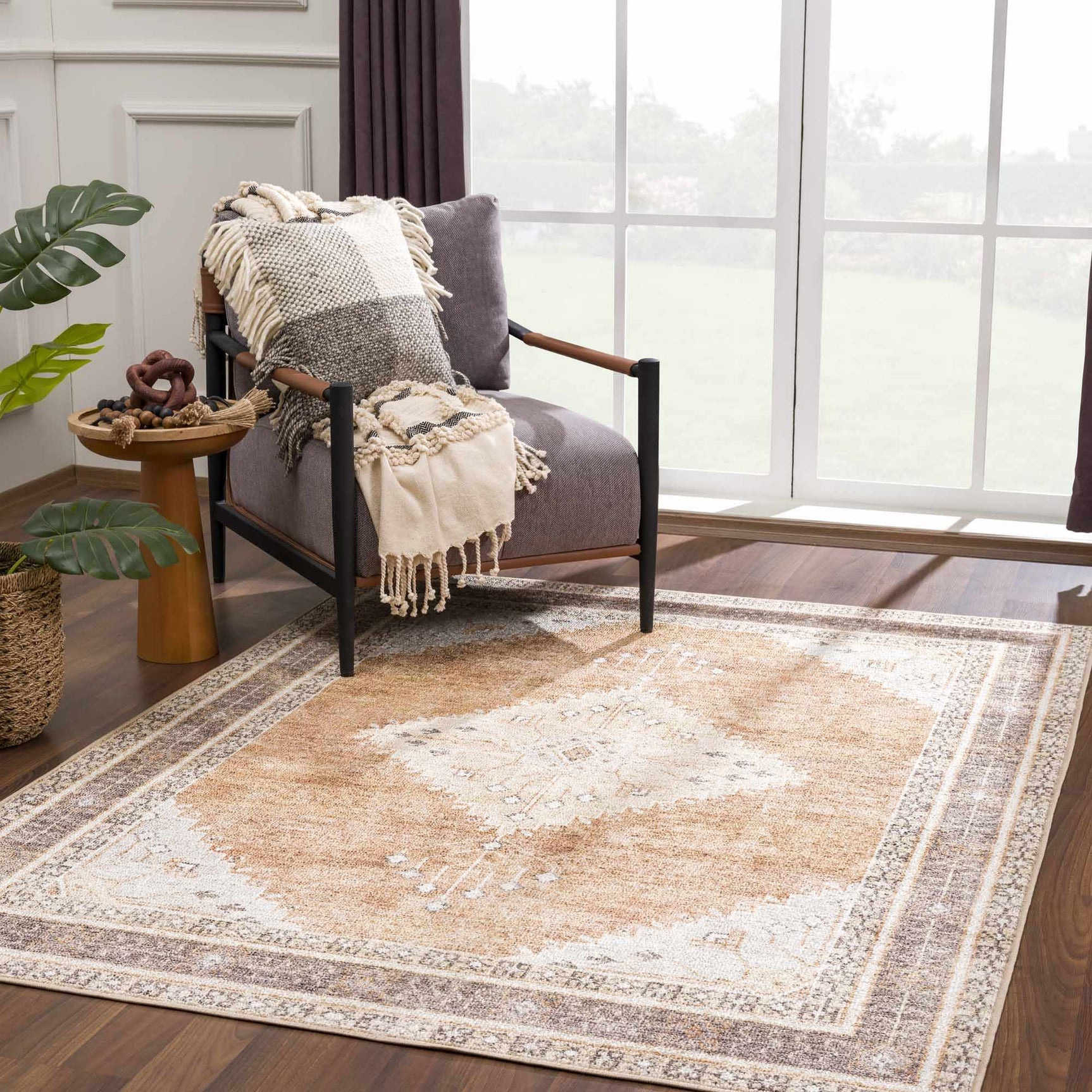 Albas Washable Area Rug - Ornate Home