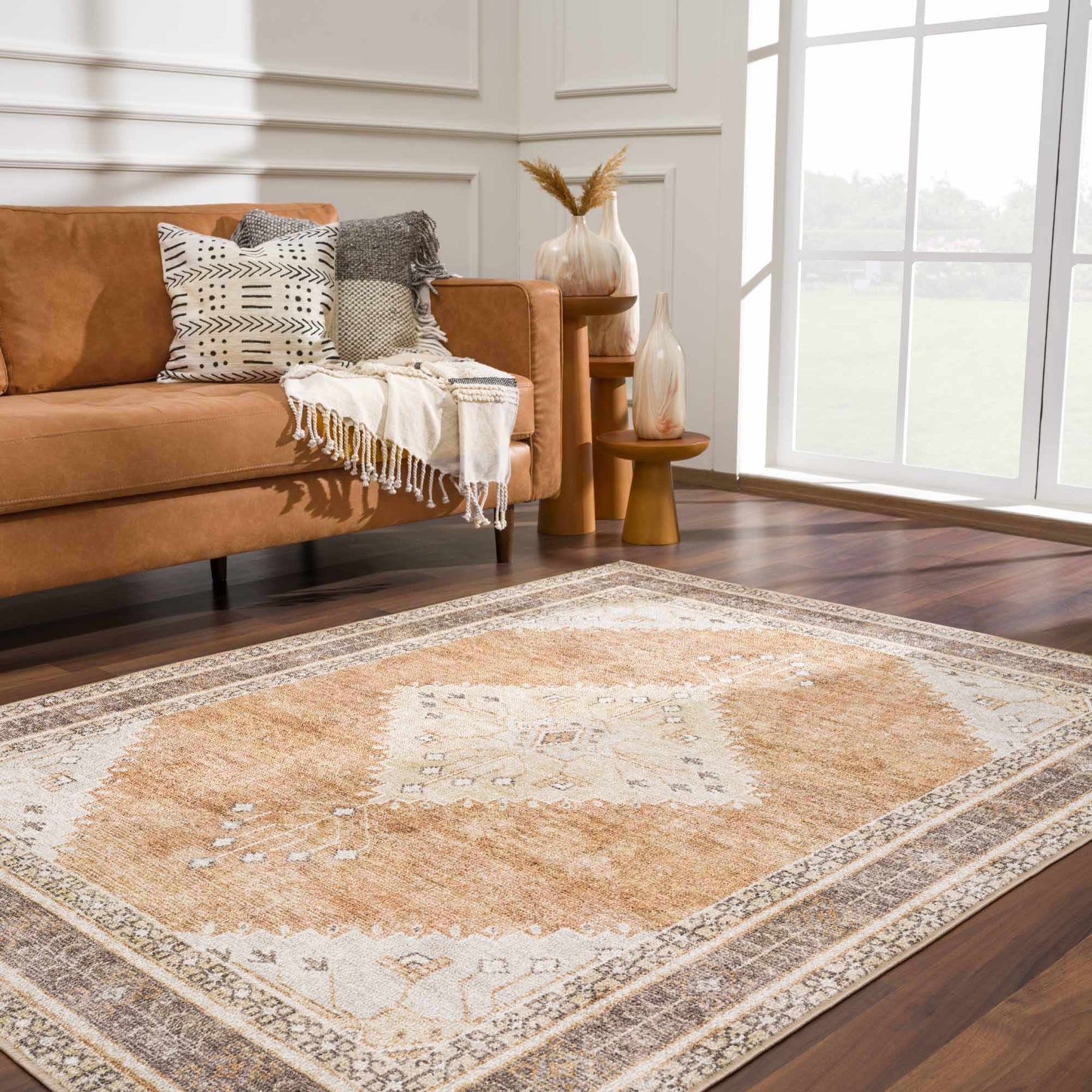 Albas Washable Area Rug - Ornate Home