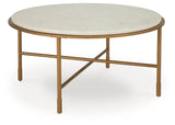Alben Antique Gold Coffee Table (Online Special Price) - Ornate Home