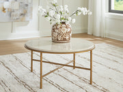 Alben Antique Gold Coffee Table (Online Special Price) - Ornate Home
