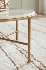 Alben Antique Gold Coffee Table (Online Special Price) - Ornate Home