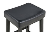 Albergo Black/White 3 Pc Bar Table Set - Ornate Home