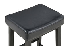 Albergo Black/White 3 Pc Bar Table Set - Ornate Home