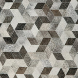 Albermarle Gray/Brown Pouf - Ornate Home