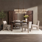 Albero Bark Brown Dining Table - Ornate Home