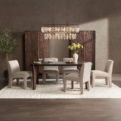 Albero Bark Brown Dining Table - Ornate Home