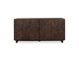 Albero Brown Solid Wood 4-Door Buffet - Ornate Home