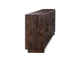 Albero Brown Solid Wood 4-Door Buffet - Ornate Home
