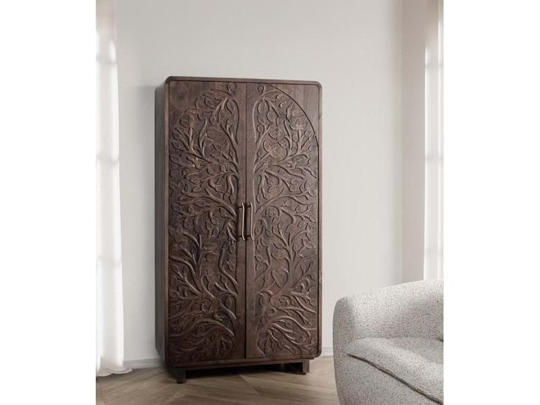 Albero Kona Brown Tall Cabinet - Ornate Home