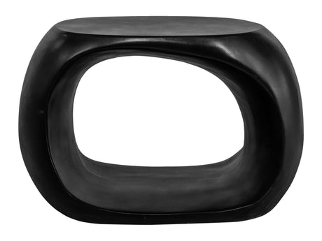Albers Black Outdoor Stool - Ornate Home