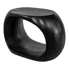 Albers Black Outdoor Stool - Ornate Home
