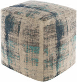 Albertville Knitted Gray Cotton Pouf - Ornate Home