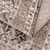 Albie Charcoal & Beige Area Rug - Clearance - Ornate Home