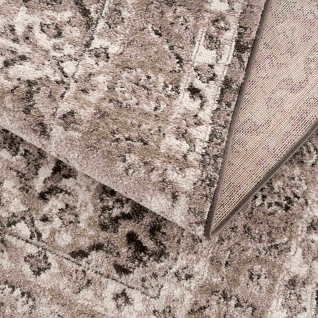 Albie Charcoal & Beige Area Rug - Clearance - Ornate Home