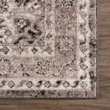 Albie Charcoal & Beige Area Rug - Clearance - Ornate Home