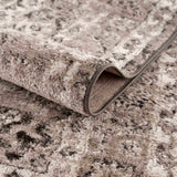 Albie Charcoal & Beige Area Rug - Clearance - Ornate Home