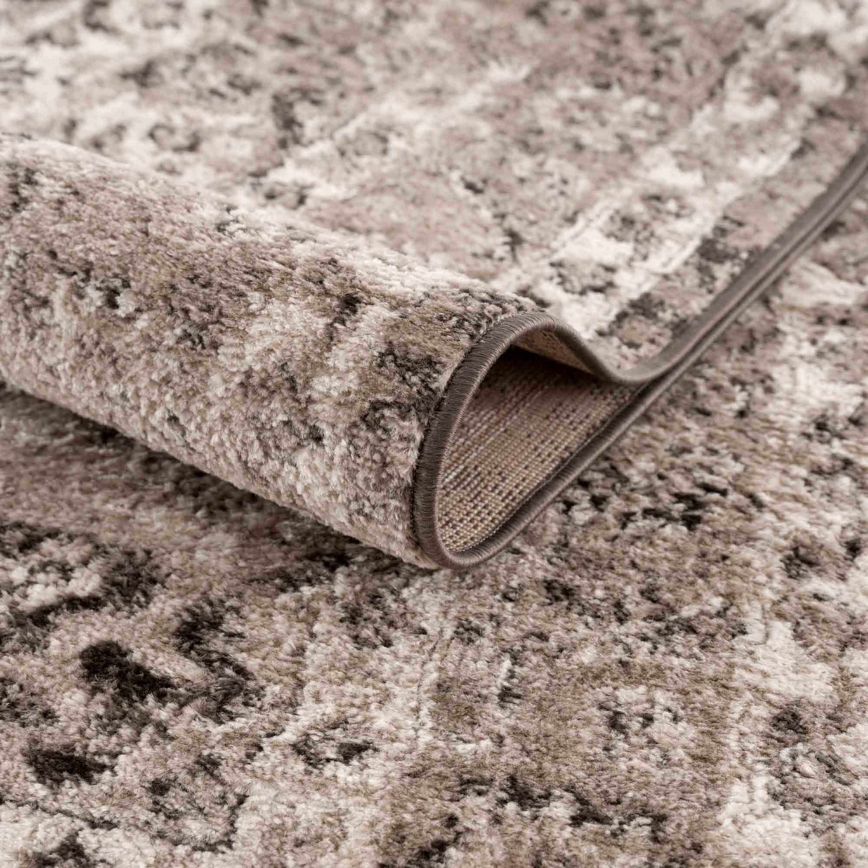 Albie Charcoal & Beige Area Rug - Clearance - Ornate Home