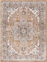 Albie Gold & Beige Area Rug - Clearance - Ornate Home