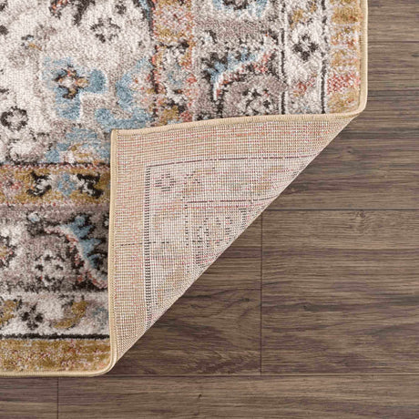 Albie Gold & Beige Area Rug - Clearance - Ornate Home