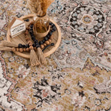Albie Gold & Beige Area Rug - Clearance - Ornate Home