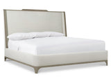 Albion Pewter/Beige/Tan Shelter King Bed - Ornate Home