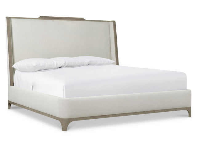 Albion Pewter/Beige/Tan Shelter King Bed - Ornate Home