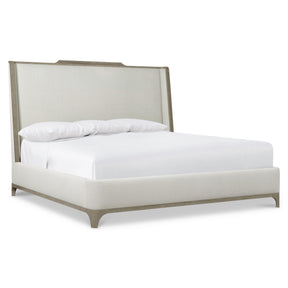Albion Pewter King Shelter Bed - Ornate Home