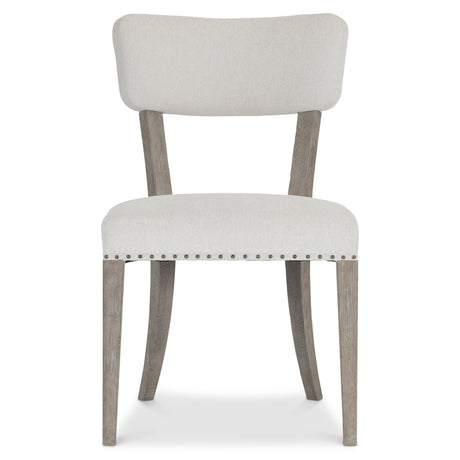 Albion Pewter/Light Grey Side Chair - Ornate Home