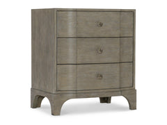 Albion Pewter Nightstand (26.5" W) - Ornate Home