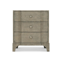 Albion Pewter Nightstand (26.5" W) - Ornate Home