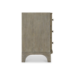 Albion Pewter Nightstand (26.5" W) - Ornate Home