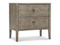 Albion Pewter Nightstand (30" W) - Ornate Home