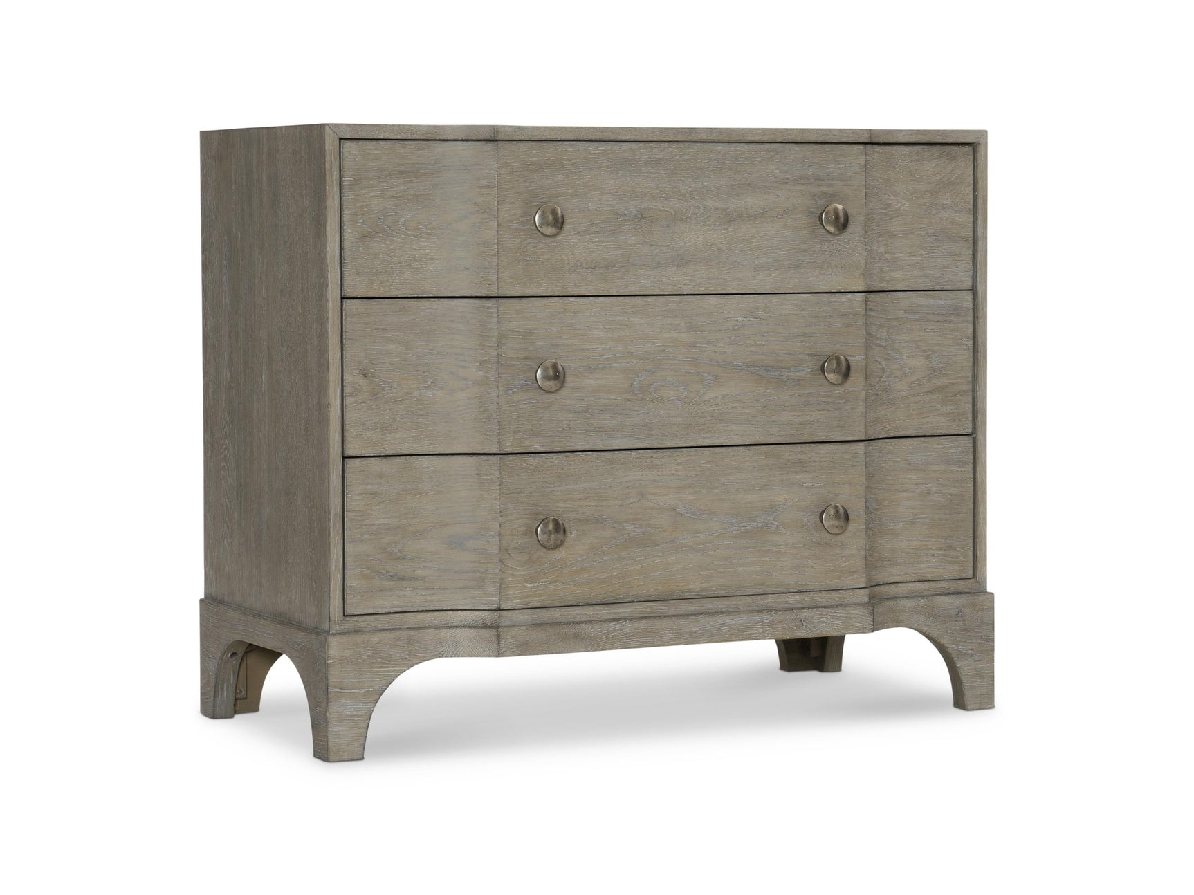 Albion Pewter Nightstand (36.5" W) - Ornate Home