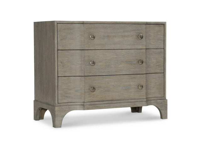 Albion Pewter Nightstand (36.5" W) - Ornate Home