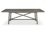 Albion Pewter Rectangular Dining Table - Ornate Home