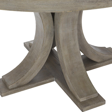 Albion Pewter Round Dining Table - Ornate Home