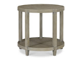 Albion Pewter Side Table With Tapered Leg - Ornate Home