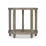 Albion Pewter Side Table With Tapered Leg - Ornate Home