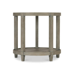 Albion Pewter Side Table With Tapered Leg - Ornate Home