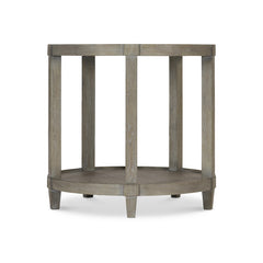 Albion Pewter Side Table With Tapered Leg - Ornate Home