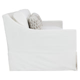Albion White/Cream Fabric Sofa - Ornate Home