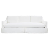 Albion White/Cream Fabric Sofa - Ornate Home