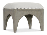 Albion White/Cream/Pewter Bench - Ornate Home