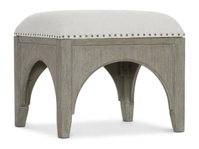 Albion White/Cream/Pewter Bench - Ornate Home